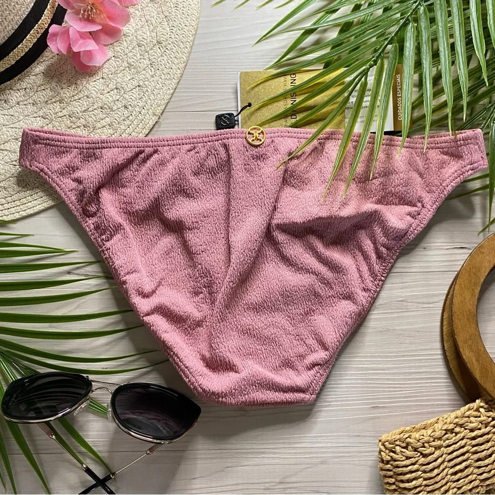 Vix Mauve Rose Firenze Tab Side Fany Full Bikini Bottom